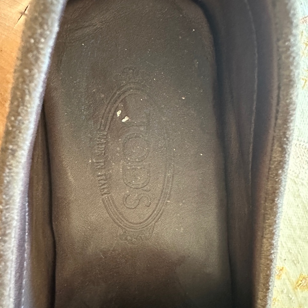 Tod's Vintage Driving Shoe Brown Suede - Picture 5 of 6